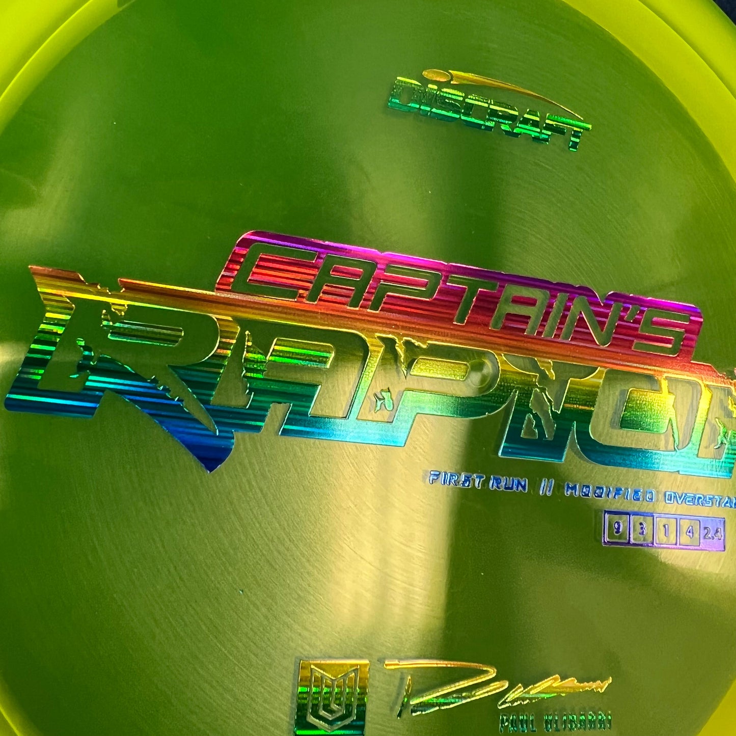 Discraft Captain's Raptor